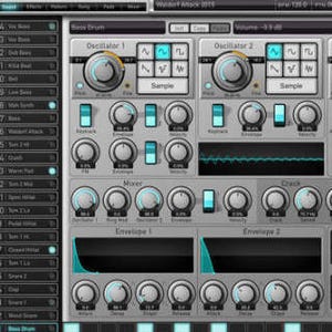 iPad用ドラムシンセサイザーアプリ「Attack Drums」を発売-Waldorf Music