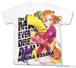 『ラブライブ!』、「Angelic Angel」を着たμ'sメンバーのフルグラTシャツ