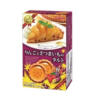 イトウ製菓、しっとり食感の「りんごとさつまいものタルト」を発売