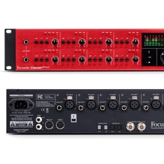 26イン28アウトのThunderboltオーディオIF「Focusrite Clarett 8preX」発売