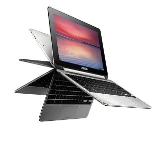 ASUS、約890gの10.1型Chormebook - 液晶が360度回転する2-in-1タイプ