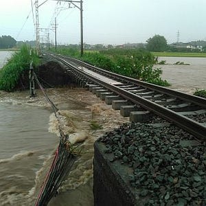 東武宇都宮線安塚～西川田間、10/7運転再開 - 橋りょう流出から1カ月で復旧