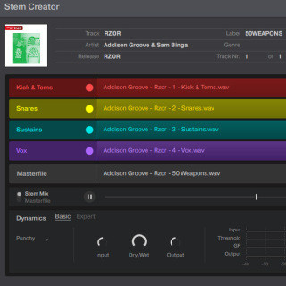 Native Instruments、Stemsを作れる無償の「Stem Creator」を配布開始