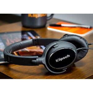 Klipsch、遮音性の高い40mm径オンイヤーヘッドホン - iOS対応モデルも