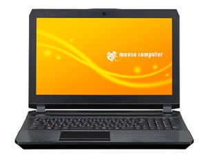 マウス、Core i7-6700HQとGeForce GTX 970Mを標準搭載した15.6型ノートPC