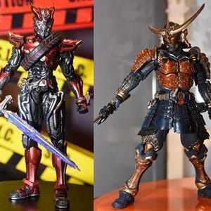 「仮面ライダードライブ」&「鎧武オレンジアームズ」S.I.C.版が参考出品