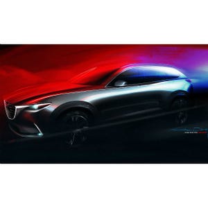 マツダ「CX-9」新型3列ミッドサイズクロスオーバーSUV、米国で世界初公開へ