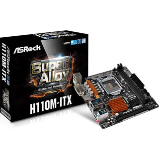 ASRock、Intel H110を搭載したMini-ITXマザーボード「H110M-ITX」