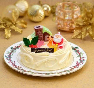 コロンバン、オリジナルバタークリームを使った伝統のXmasケーキを発売