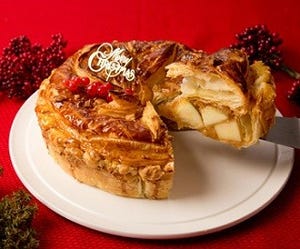 東京都・広尾の焼きたてパイ専門店でクリスマス向けのアップルパイ販売