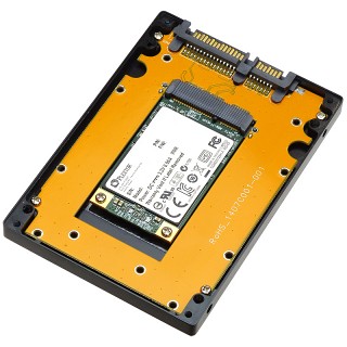 ProjectM、mSATA/M.2 SSDを2.5インチSATA化または外付け化するアルミケース