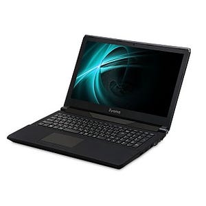 iiyama PC、フルHD液晶を搭載するミドルクラスの15.6型ノートPCを2モデル