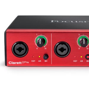 10イン4アウトのThunderboltオーディオIF「Focusrite Clarett 2Pre」発売