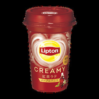 「リプトン CREAMY」シリーズより"紅茶ラテ メープルバニラ"発売--森永乳業