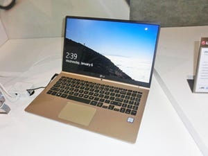 CES 2016 - 真の"持ち運べる大画面"は実現されたか? 980gの15.6型ノートPC「LG Gram 15」ハンズオン