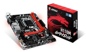 MSI、Intel H110搭載で税別9,180円のマイクロATXマザー「H110M GAMING」