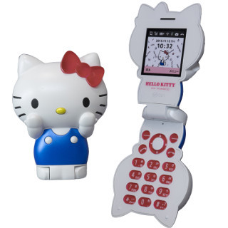 キティちゃんが携帯電話になった! - 「ハローキティフォン」4月発売