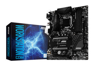 MSI、Xeon E3 v5対応のIntel C236搭載ワークステーション向けマザーボード