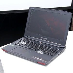 日本エイサー、ゲーミングPC「Predator」シリーズに4K液晶の15.6型ノートPC