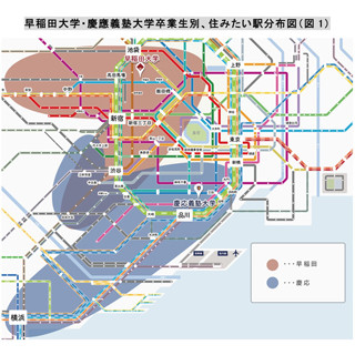 早稲田は静かな所、慶應はタワーマンションが好き? 卒業生の住まい選び調査