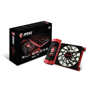 MSI、エンブレム入りSLIブリッジキットに3way/4way対応モデル