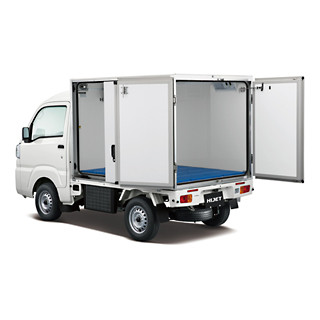 ダイハツ「ハイゼット トラック」に新型「カラーアルミ中温冷凍車」を追加