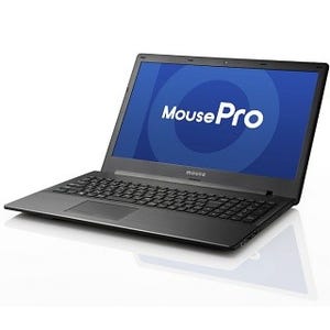 MouseProの5周年を記念した15.6型ノートPC、Core i3やSSD搭載で税別5万円台