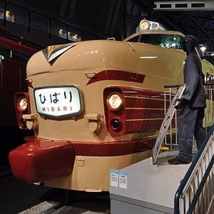 鉄道博物館「さようなら485系イベント」運転室公開、屋根上機器動作実演も