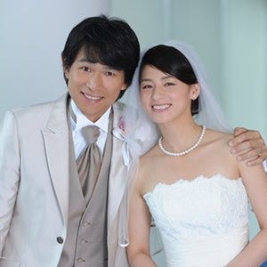 尾野真千子&江口洋介がウエディングショット褒め合い｢きれい｣｢かっこいい｣