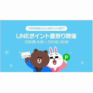 LINE上場記念、LINEpayカードがポイント2倍キャンペーン