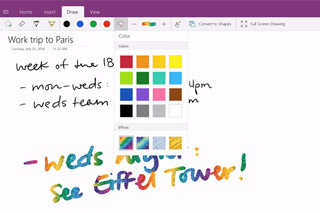 「OneNote」、新しいインク効果、Web Clipperにプレビューなど新機能多数