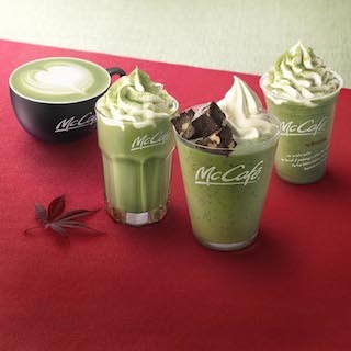 マックカフェに宇治抹茶香る「抹茶チョコレートブラウニーフラッペ」登場