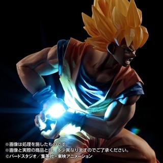 「かめはめ…」状態の『ドラゴンボールZ』孫悟空が立体化、LED発光でリアルに