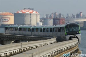 東京モノレール新型車両10000形を追加投入、12/17ダイヤ改正で到達時分短縮