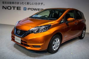 日産「ノート」11月の国内販売1位! 1万5,784台記録 - 「e-POWER」高く評価