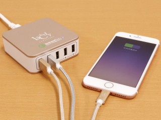 上海問屋、Quick Charge 2.0に対応した5ポートUSB急速充電器