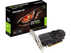 GIGABYTE、GeForce GTX 1050 Ti/1050搭載カードにロープロ対応モデル