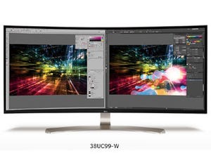 LG、21:9ウルトラワイドで37.5型の曲面ディスプレイ