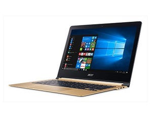 日本エイサー、Core i搭載で厚さ9.98mmの薄型13.3型ノートPC「Swift 7」