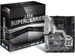 ASRock、4-Way SLI/CrossFireX対応のZ270搭載マザー「Z270 SuperCarrier」