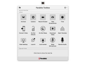 「Parallels Toolbox for Mac」の最新版 - ツール配置の自由度がアップ