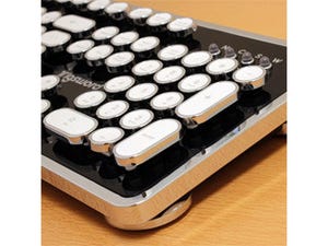 上海問屋、キーボードをタイプライター風に着せ替えられる交換用キートップ