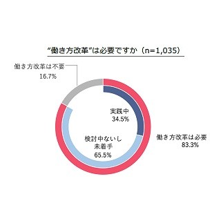 働き方改革、勤務先が取り組んでいない理由は?