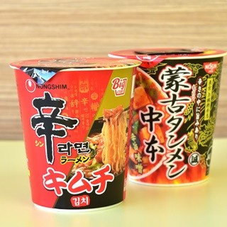 辛ラーメンと蒙古タンメン中本はどっちが辛い!? カップ麺を食べ比べてみた