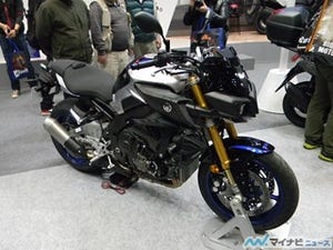 東京モーターサイクルショー2017 - ヤマハ「MT-10」「トリシティ155」展示