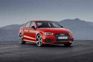 アウディ「RS 3 セダン」受注開始 - コンパクトカー最速クラスの性能備える