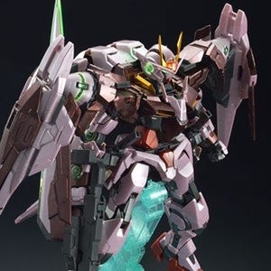 『ガンダム00』トランザムライザーがガンプラ最高峰「PG」に登場、ホイール回転ギミックでGN粒子を演出