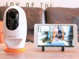 離れたペットと一緒に遊べる見守りカメラ、日本エイサー「PAWBO+」 - 外出先からおやつをあげたり、猫じゃらし機能も