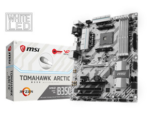 MSI、B350搭載の「RYZEN」対応マザー「B350 TOMAHAWK」に白基板モデル