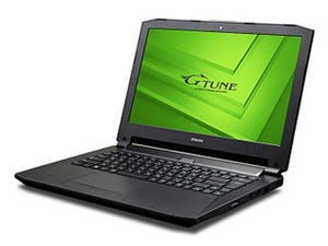 G-Tune、持ち運び可能な14型ゲーミングノートPC - GTX 1050 Ti内蔵